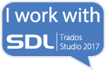 I work with SDL Trados Studio 2017